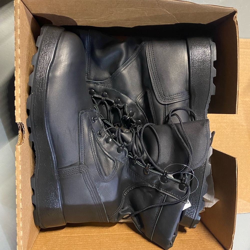 Black Tactical Safety Toe Boots 13W
